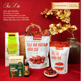 Bộ quà Tết hữu cơ tự chọn sản phẩm, tinh tế, thiết thực cho năm mới, phù hợp biếu tặng chuẩn Oragnic