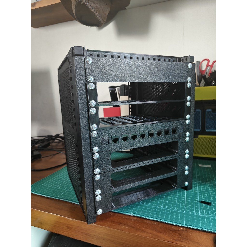 Patch panel keystone 1U 10 port 16 port Rack 10 Inch | Shopee Việt Nam