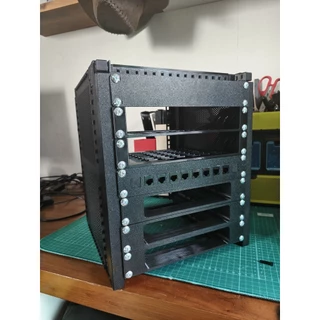 Thanh Đấu Nối Patch Panel Keystone 1U (10/16 Port) Tủ Rack 10 Inch – Nhựa PETG Siêu Bền