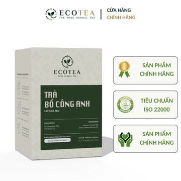 Trà Bồ Công Anh Ecotea Thanh Nhiệt Giải Độc Lợi Tiểu | Hộp 50 Túi Lọc x 3 Gram