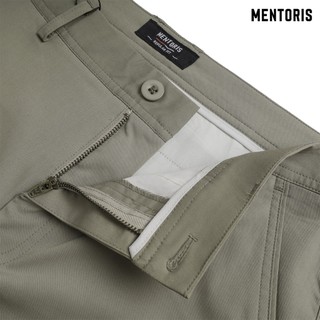 Quần Short Kaki Nam MENTORIS, Chất Vải Mềm Mại, Thoải Mái Vận Động, MKS201R