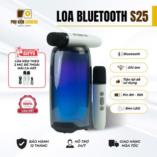 Loa Karaoke Bluetooth Zitek S25 – Công Suất 8W, Bass, LED – Tặng 2 Micro Không Dây