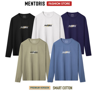 [XẢ KHO] Áo thun dài tay nam cao cấp Mentoris, Áo giữa nhiệt Cotton có giãn mềm mại MDT2402