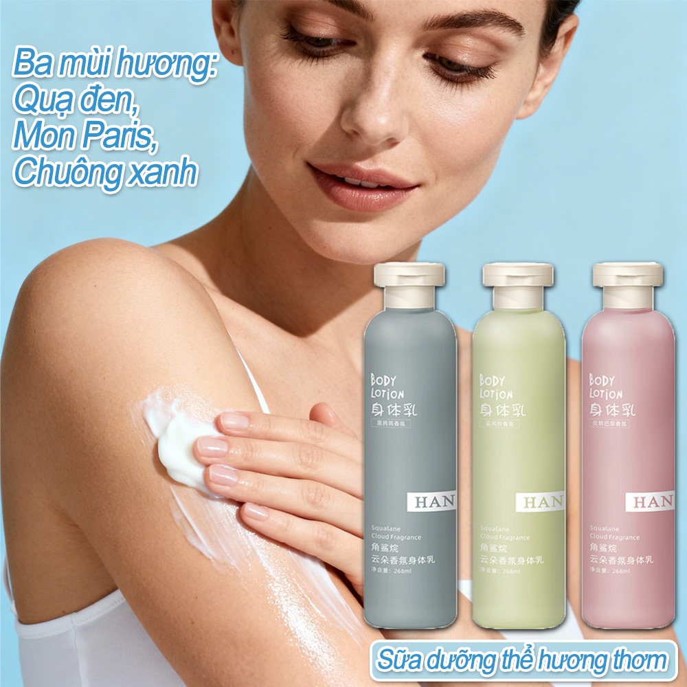Ô - Sữa dưỡng thể hương thơm ZIB 3 mùi hương độc quyền dưỡng ẩm lâu trôi hương thơm lưu lại lâu ngăngừa da khô không ...