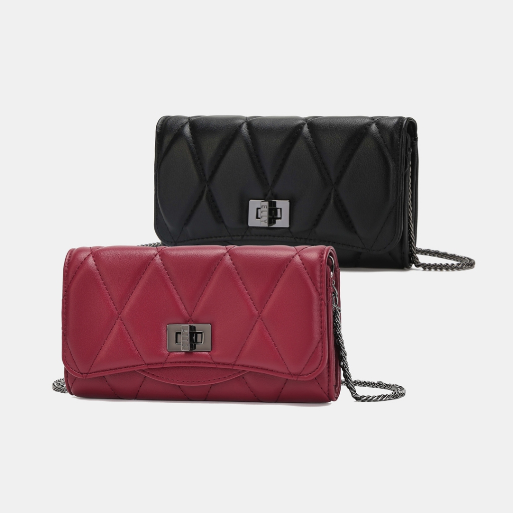 Túi Clutch Dự Tiệc Nữ ELLY Đeo Vai Đeo Chéo Cầm Tay Da Thật Cao Cấp Thời Trang Đi Tiệc – EC68