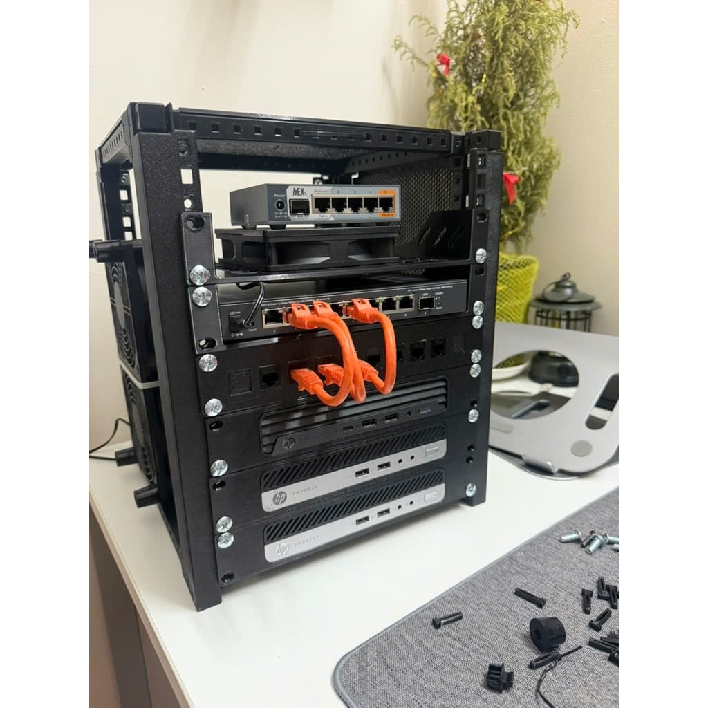 Tủ Rack 10 Inch Mini Homelab 3U tới 14U Chuyên Dụng Thiết Bị Mạng ...