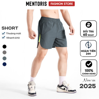 Quần Short Thể Thao Running Vải Gió Cao Cấp, Quần Đùi Chạy Bộ, Gym, Pickeball Siêu Thoải Mái MSR13