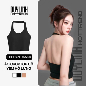 Áo yếm borip cotton có mút dáng ôm tôn dáng, thun co giãn mềm mịn – Duy Linh Hottrend