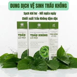 Dung dịch vệ sinh phụ nữ Trầu không Lô Hội chính hãng 150ml ,ddvs phụ nữ tốt cho phụ khoa vùng kín hết khí hư nấm ngứa