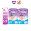 Combo 2 tã dán Bobby S80/M76/L68/XL62/XXL56 mới- Lõi nén cotton-soft 3mm