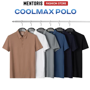 Áo Thun Polo Nam cổ bẻ Mentoris, Chất vải Coolmax Cao Cấp Siêu mát, Thấm hút mô hôi MPL02