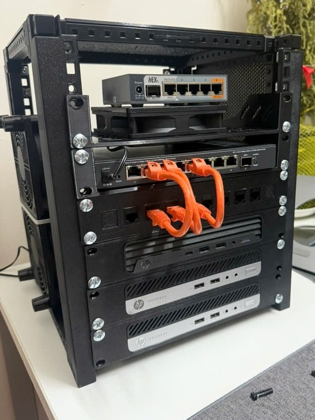 Tủ Rack 10 Inch Mini Homelab 3U tới 14U Chuyên Dụng Thiết Bị Mạng ...