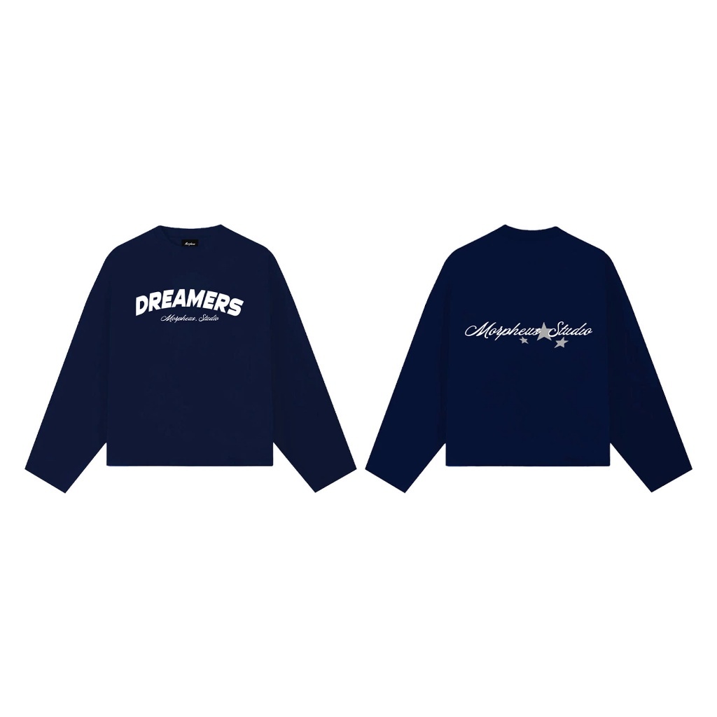 Áo Thun Tay Dài Dreamers form boxy vải thun cotton dày dặn form rộng thoáng mát, năng động,trẻ trung