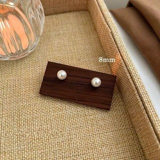 BÔNG TAI ĐÍNH ĐÁ NGỌC TRAI PHONG CÁCH DỄ THƯƠNG 3 SIZE