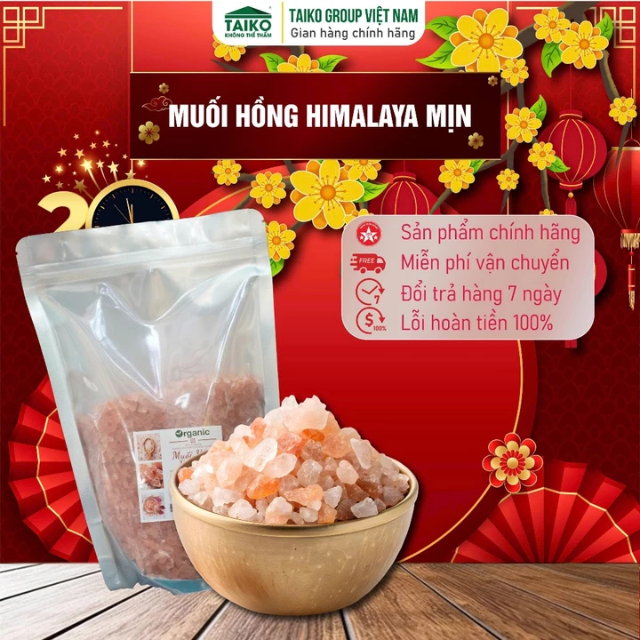 100g - TAIKO HIMALAYA - nấu ăn/ nấu sữa hạt/làm bánh ăn kiêng/ngâm chân khử khuẩn khử độc ( dạng mịn)- Tặng kèm 100g