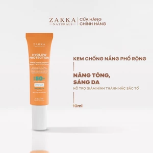 Minisize - Kem chống nắng phổ rộng Hyglow Protection Zakka Naturals nâng tông sáng da 10ml
