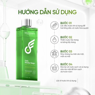[Nước Tẩy Trang Cho Da Dầu Mụn] DAILY EFFECT Daily Micellar Magic (200g)