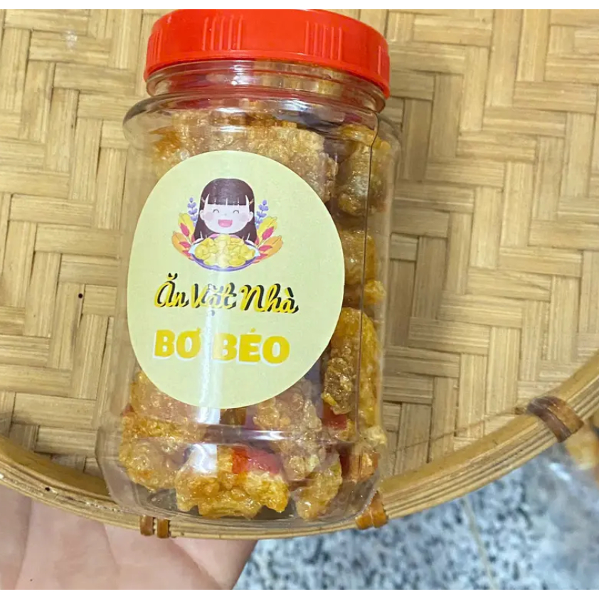 Tóp Mỡ Da Giòn Rụm Rim Mắm Tỏi Ăn Vặt