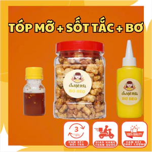 Tóp Mỡ + Sốt Tắc Hoặc Ớt Rim + Bơ