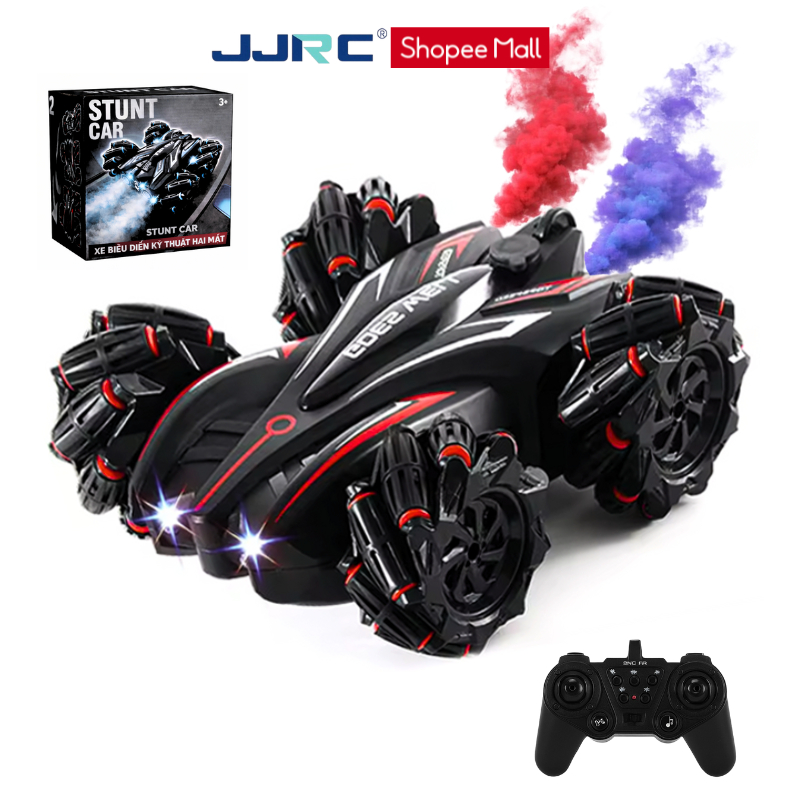 Xe điều khiển từ xa chính hãng JJRC 4 bánh xoay đa hướng – Chạy mọi địa hình, chống va đập cực tốt