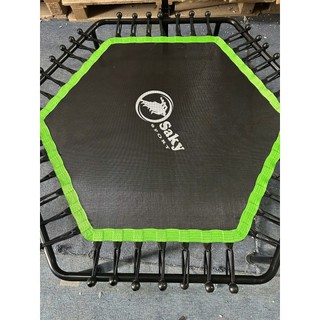 Osaky Sport - Tấm bạt lò xo Có tay cầm, 50inch Thiết bị thể thao thể dục, điều chỉnh chiều cao - Bảo hành 12 tháng