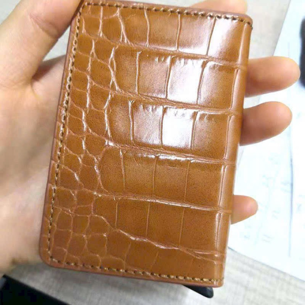 Ví nữ mini cầm tay nhiều ngăn  da ca xau siêu xinh