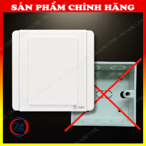 Mặt bịt kín ổ điện vuông Sino - Vanlock, mặt che trơn, che kín ổ điện S660 chính hãng