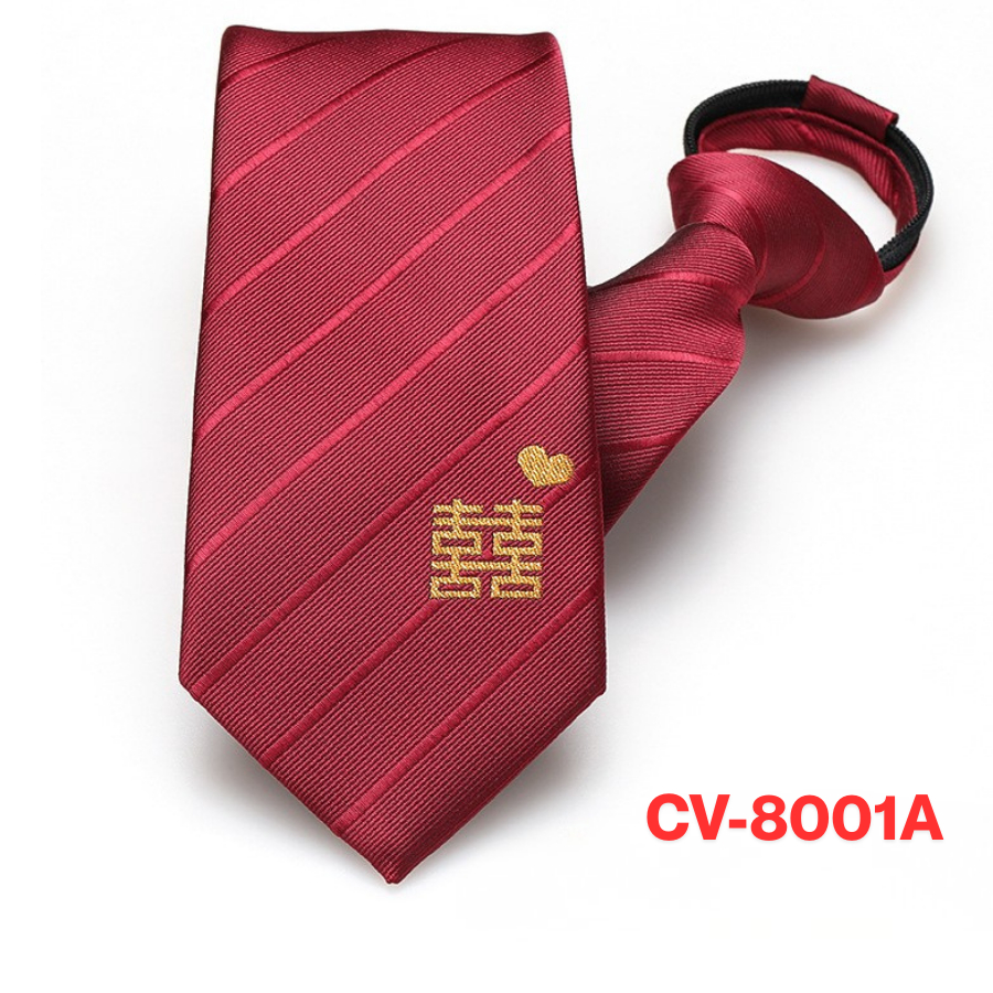 Cà vạt Nam bản to 8cm phong cách lịch sự, chững chạc, Cravat thắt sẵn ...