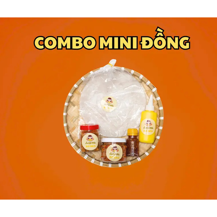 Combo Mini Bánh Tráng Phơi Sương, Bơ, Tóp Mỡ, Sốt Tắc Và Tép Hành Phi