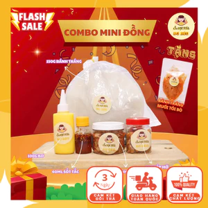 Combo Mini Bánh Tráng Phơi Sương, Bơ, Tóp Mỡ, Sốt Tắc Và Tép Hành Phi