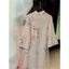 Áo Dài HỒNG ĐIỆP dáng suông cổ truyền thống, tay lửng dài gần cổ tay(XS-8XL)