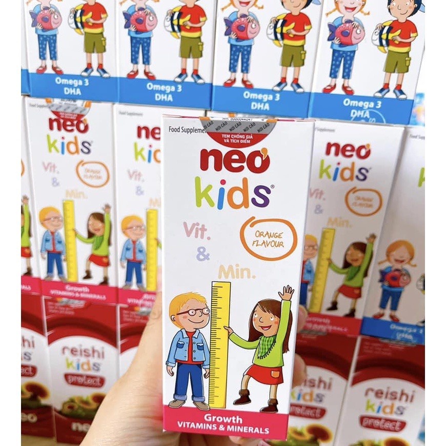 Bộ Đôi Neo Kids cho con thông minh, khỏe mạnh và cao lớn chao 150ml