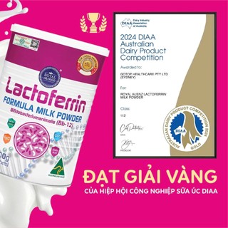[DATE 3/2028] Sữa Lactoferrin Hồng Royal AUSNZ BB-12 Tăng Cường Miễn Dịch Chính Hãng