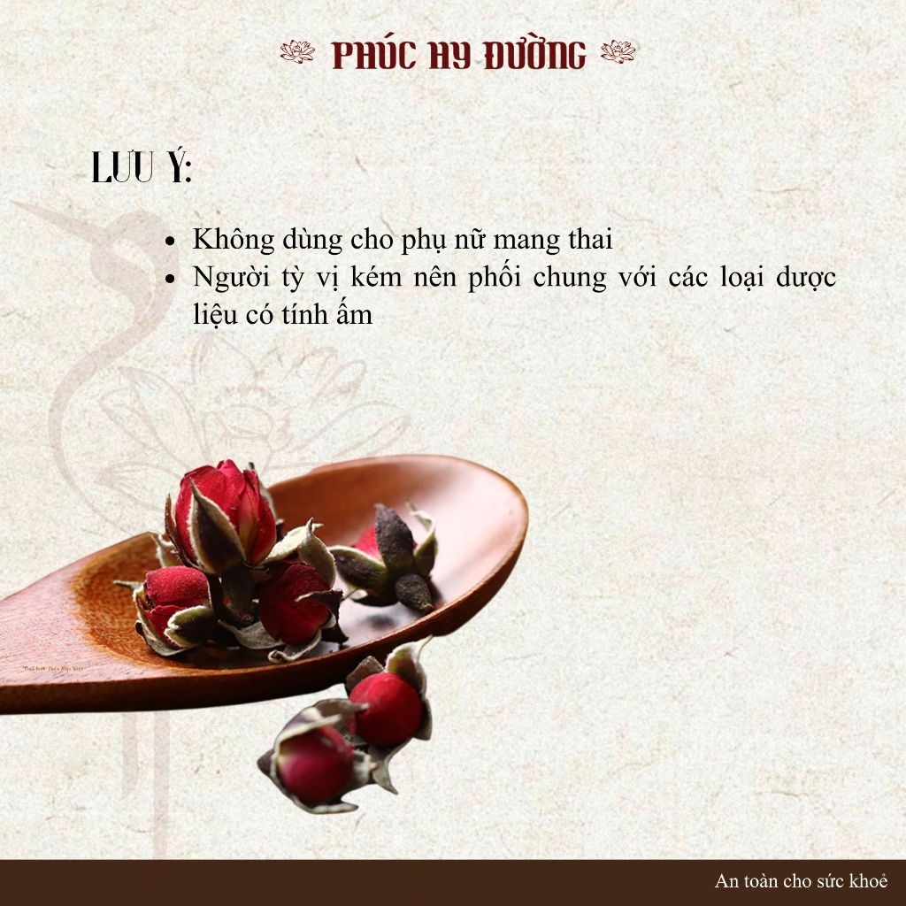 Nụ hồng sấy khô nguyên bông dùng pha trà dưỡng nhan, hỗ trợ thanh nhiệt, giảm stress, dùng làm bánh