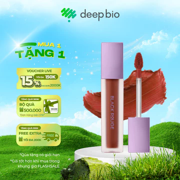 [MUA 1 TẶNG 1] Son Kem Lì Black Rouge màu 12 nâu đỏ son blackrouge A12 mẫu mới tone da, hợp mọi tone da