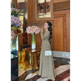 •𝙆𝙞𝙣𝙜𝙨𝙝𝙤𝙥𝙗𝙚𝙖𝙪𝙩𝙮•Set Len Vạt Chéo Mix Quần Rộng QC