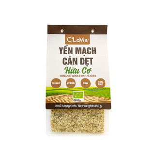 Yến mạch cán dẹt hữu cơ C'LaVie 200g - Natural Market
