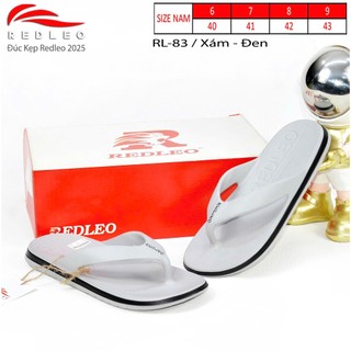 Dép kẹp xỏ ngón tông lào REDLEO DRL-83 đúc nguyên khối, đi mưa rửa nước thoải mái, êm mềm nhẹ, hottrend
