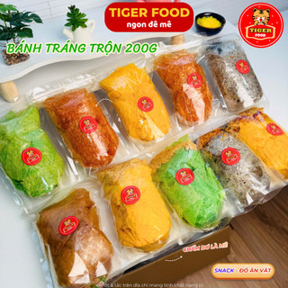 Bánh Tráng Xì Ke Cay 💖TIGER FOOD💖 Bánh Tráng Muối Nhuyễn Xì Ke Siêu Ngon Túi zip 100g - Đồ Ăn Vặt Snack Sài Gòn
