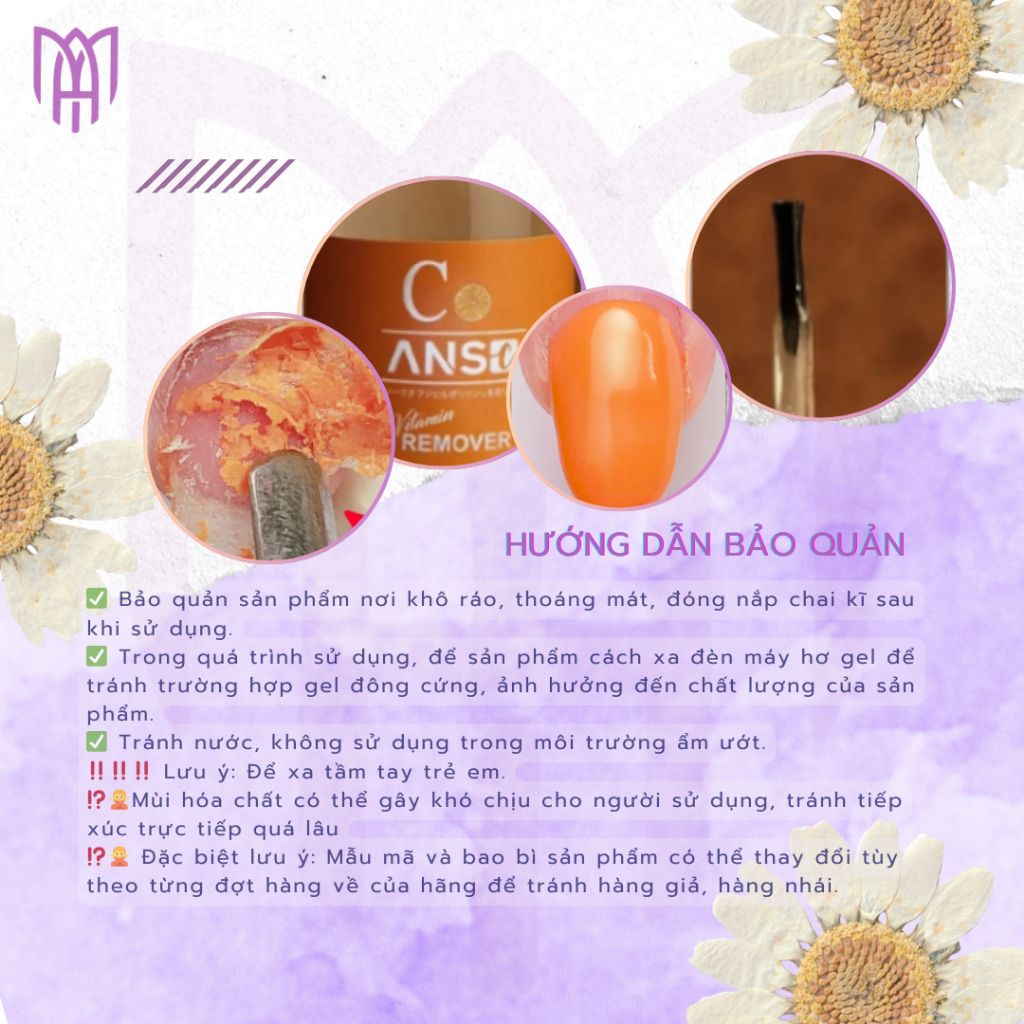 Dung Dịch Phá Gel, Phá Bột Đắp, Tẩy Gel Nhanh Chóng, Dưỡng Móng Vitamin ANSC Chính Hãng 15ml-50ml