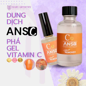 Dung Dịch Phá Gel, Phá Bột Đắp, Tẩy Gel Nhanh Chóng, Dưỡng Móng Vitamin ANSC Chính Hãng 15ml-50ml