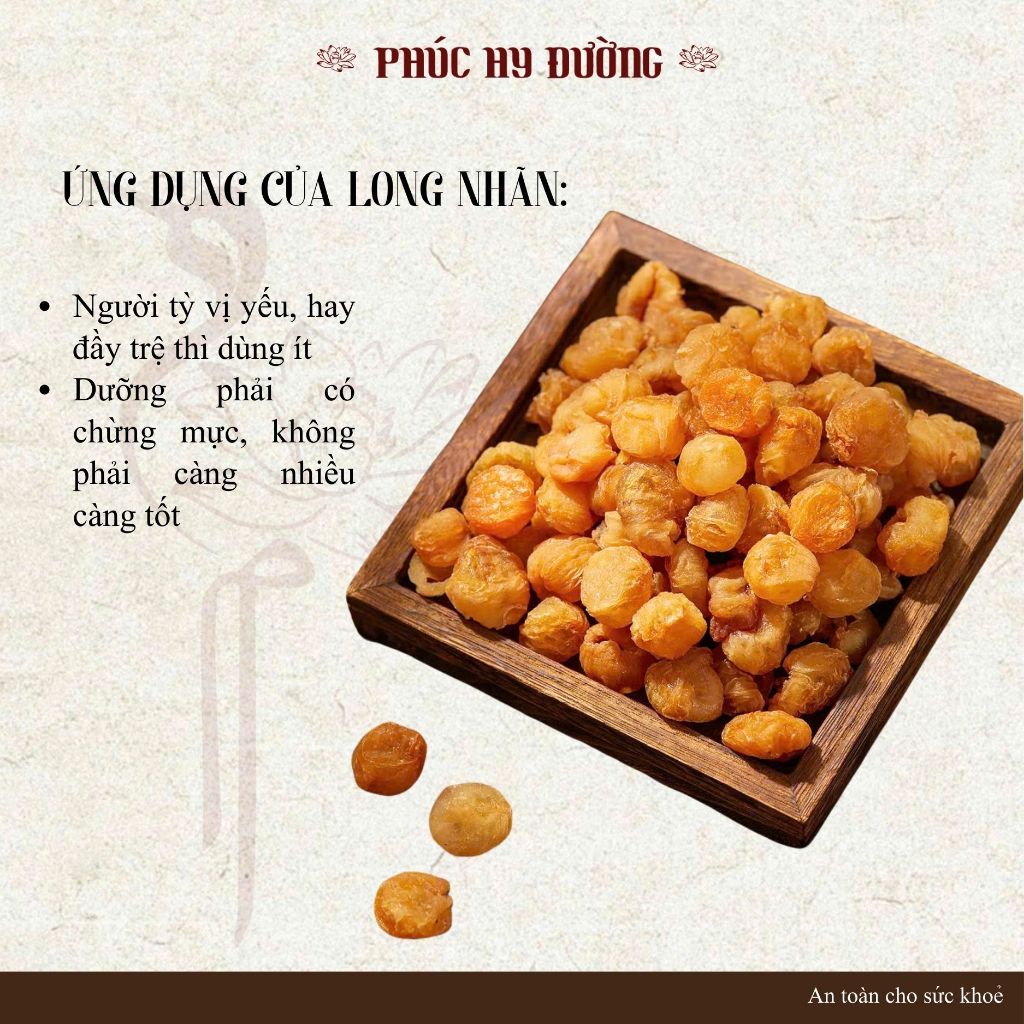Long nhãn sấy khô hữu cơ dùng pha trà, nấu chè dưỡng nhan, hỗ trợ tốt cho sức khỏe
