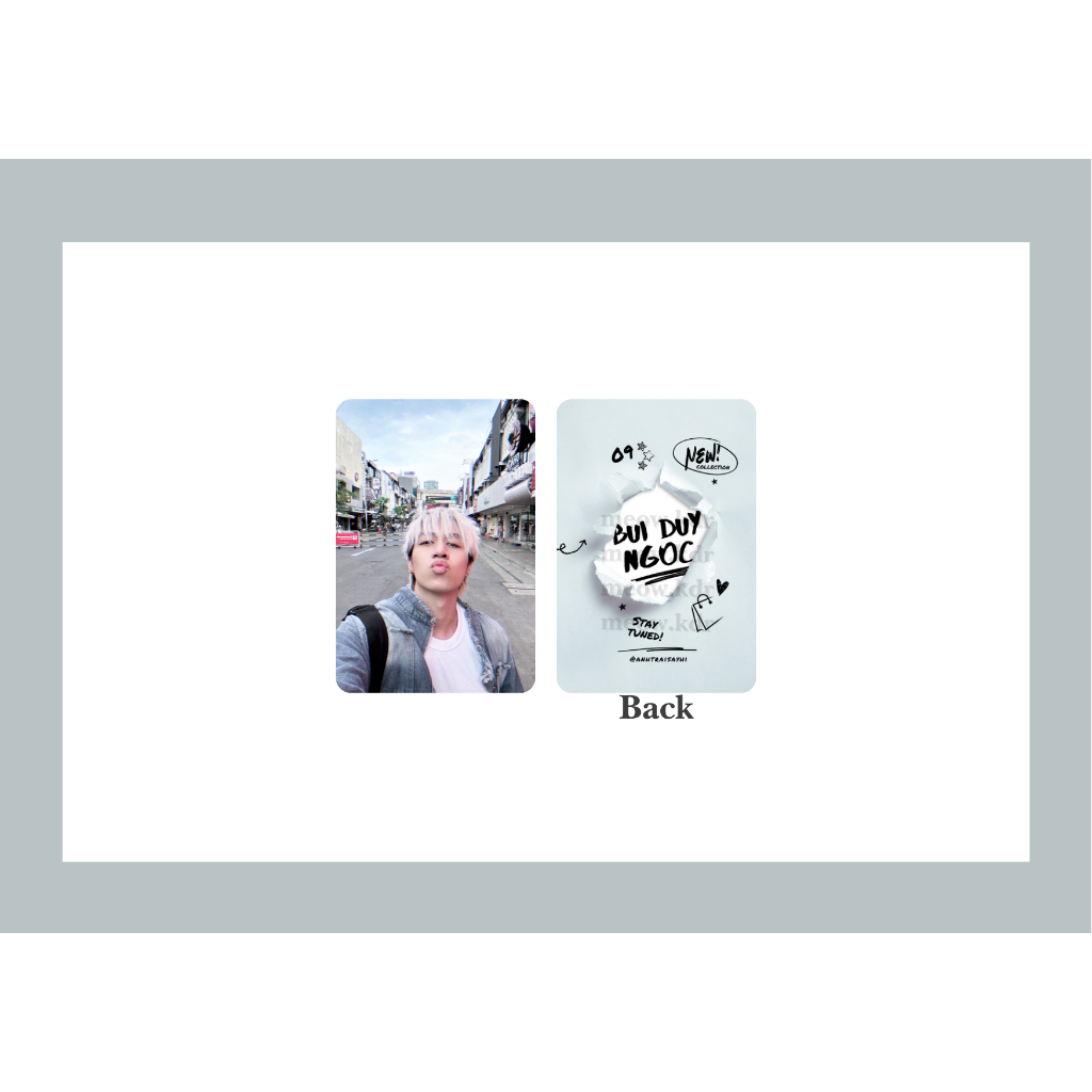 set card bo góc Anh trai Bùi Duy Ngọc- anh trai say hi 2025