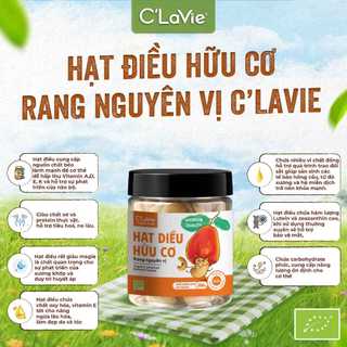 Hạt điều hữu cơ rang nguyên vị C'LaVie 200g - Natural Market