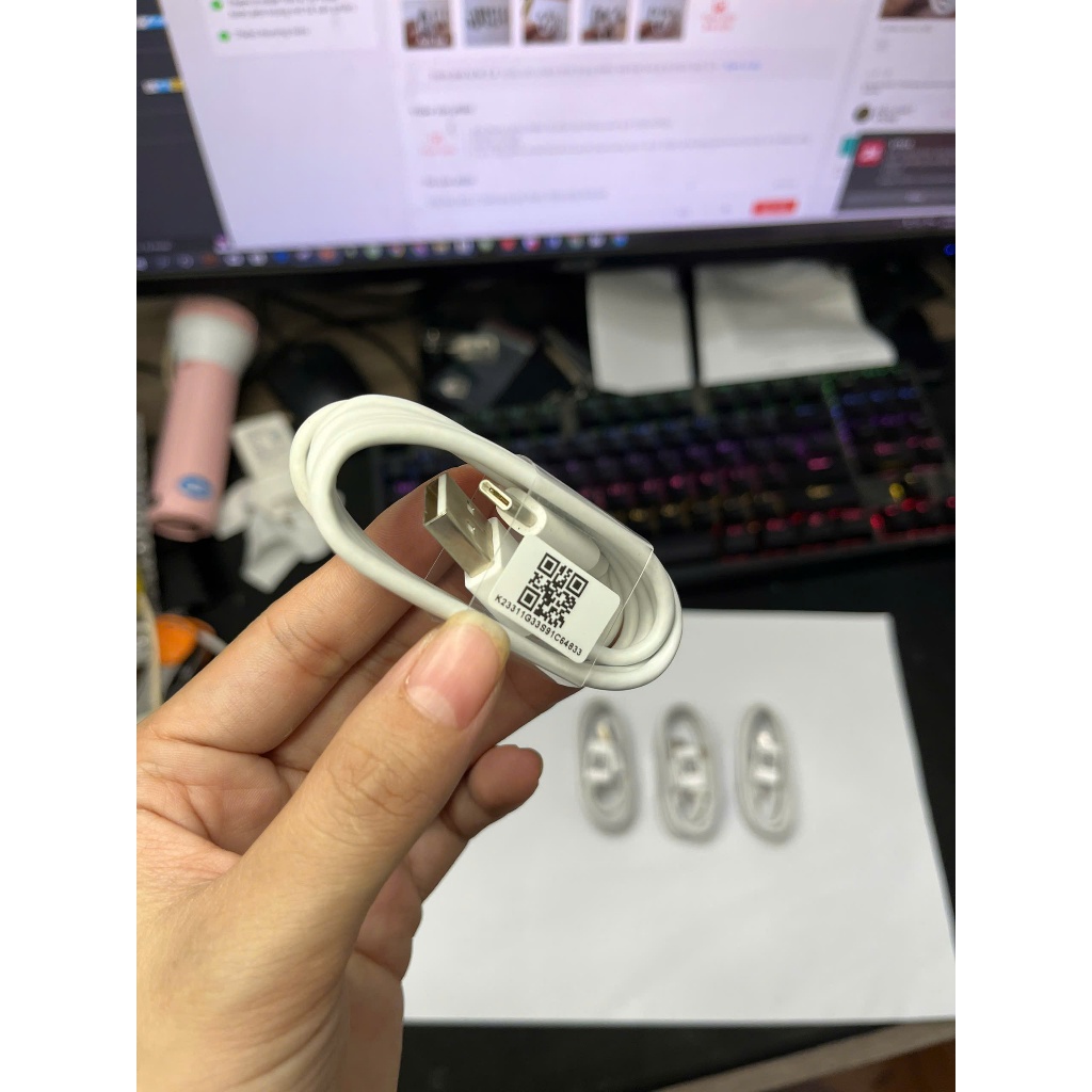 Cáp sạc nhanh Type C dùng cho điện thoại  Vsmart và nhiều hãng khác