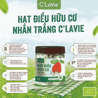 Hạt điều hữu cơ nhân trắng C'LaVie 200g - Natural Market