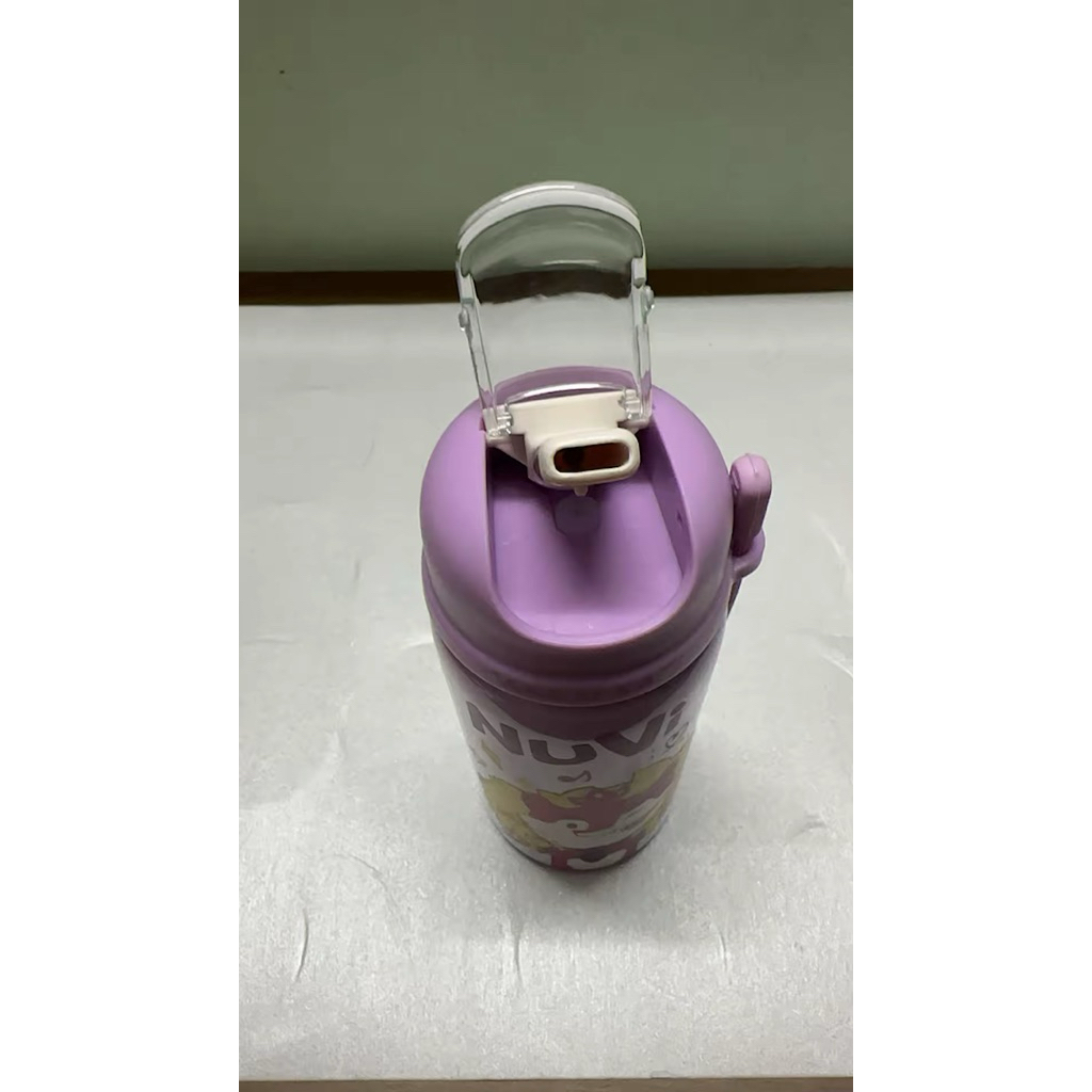 Bình giữ nhiệt NuVi inox 304 tặng kèm sticker , 420 ml ( có đầu ,ống hút )