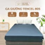 Ga giường lụa Tencel 80s Lasante cao cấp trơn màu, drap bo chun trải nệm mềm mát nhiều kích thước