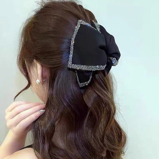 Kẹp Tóc Cá Mập Hình Tam Giác Vỏ Sò Tinh Tế, Thanh Lịch Lấp Lánh Sang Trọng Phụ Kiện Tóc