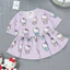 Bộ váy xếp ly kèm áo in full hình hellokitty cho bé gái KHÔNG KÈM GẤU.V08